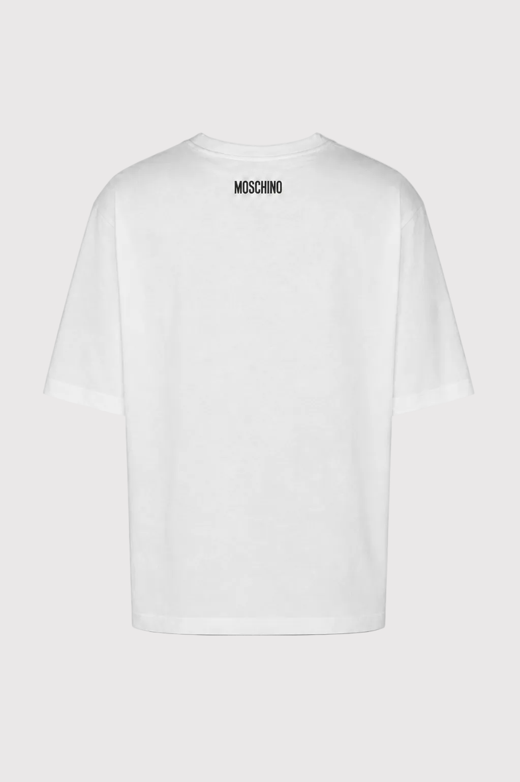 Moschino - Tricou cu imprimeu alb REALIZAT